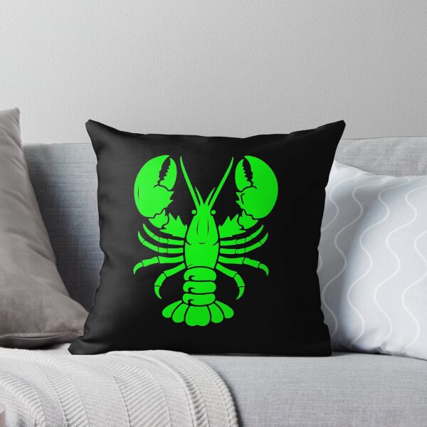 Item preview, Lime Nautical Lobster Silhouette Design designed and sold by pattern-archive.