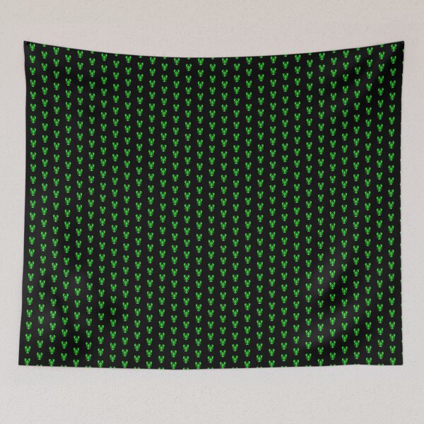 Item preview, Lime Nautical Lobster Silhouette Design designed and sold by pattern-archive.