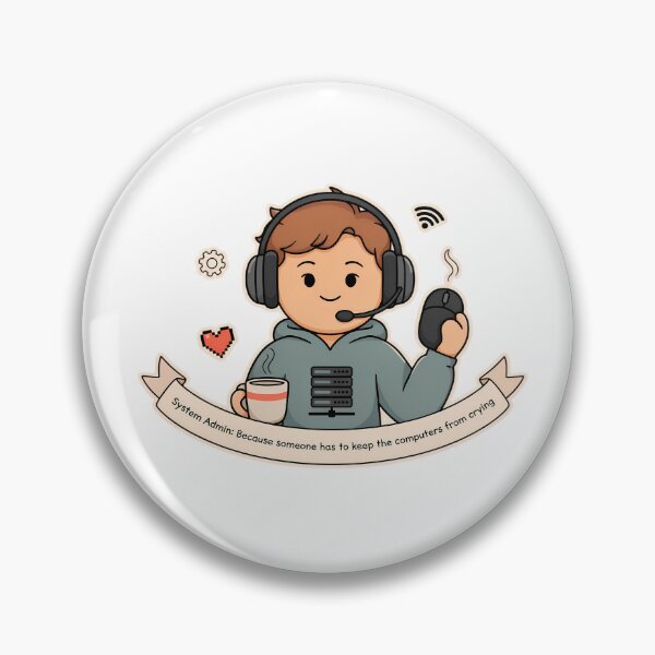Item preview, System Admin with Coffee and Quote designed and sold by NiftyWrx.