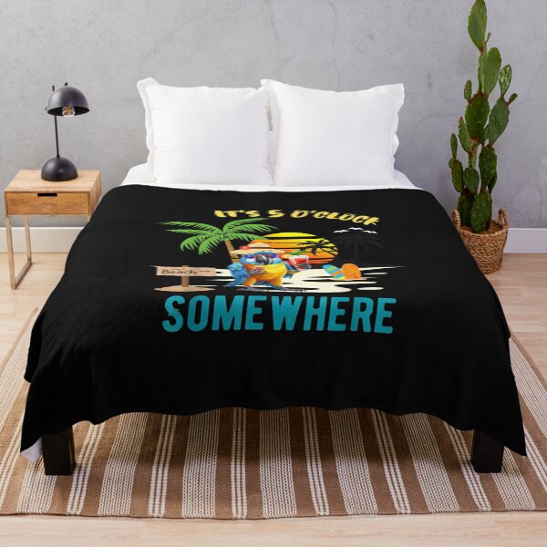 Item preview, It's 5 O'clock Somewhere Parrot Sunset Drinking designed and sold by denzelqfhho.