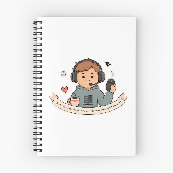 Item preview, System Admin with Coffee and Quote designed and sold by NiftyWrx.