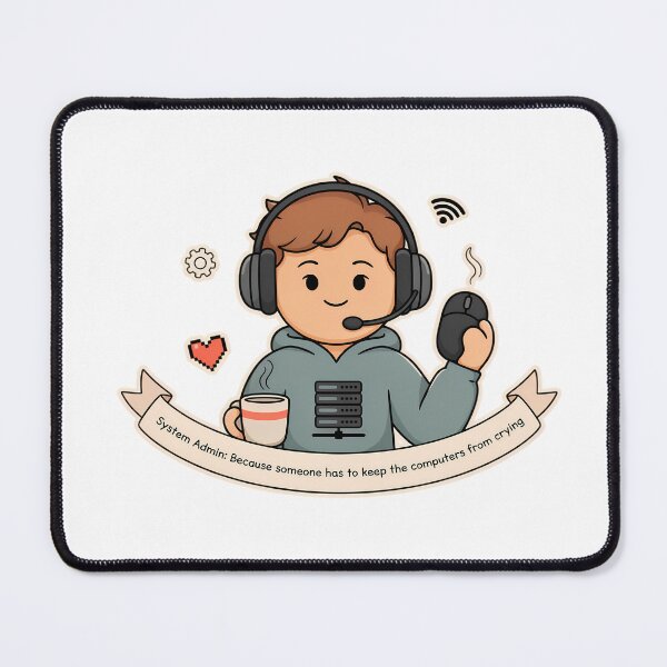 Item preview, System Admin with Coffee and Quote designed and sold by NiftyWrx.
