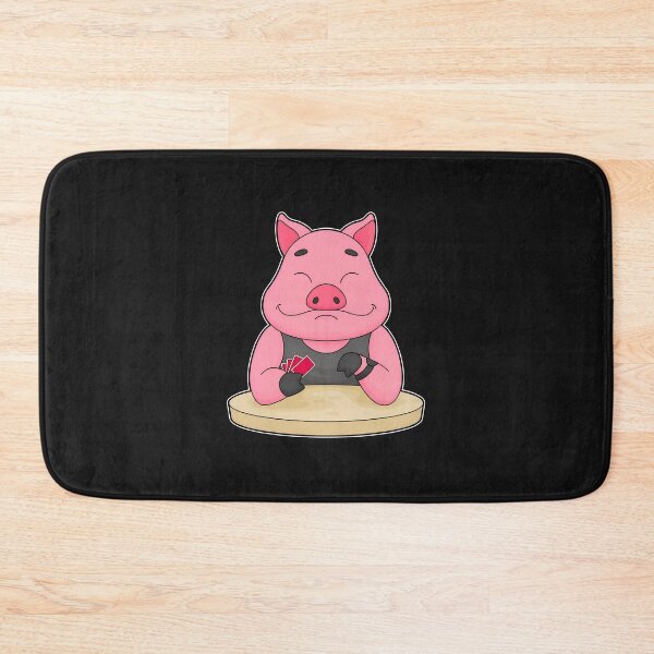 Item preview, Pig Playing Cards Funny Animal Illustration designed and sold by YarningsandYear.