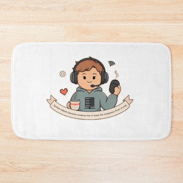 Item preview, System Admin with Coffee and Quote designed and sold by NiftyWrx.