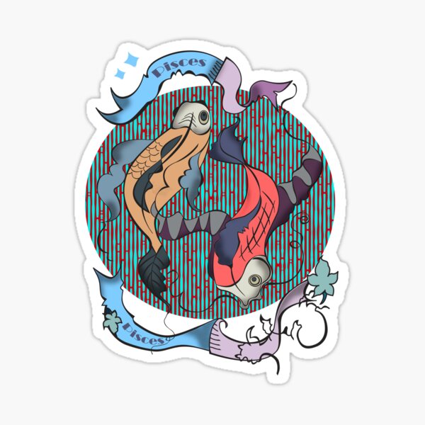 Pieces zodiac Sticker