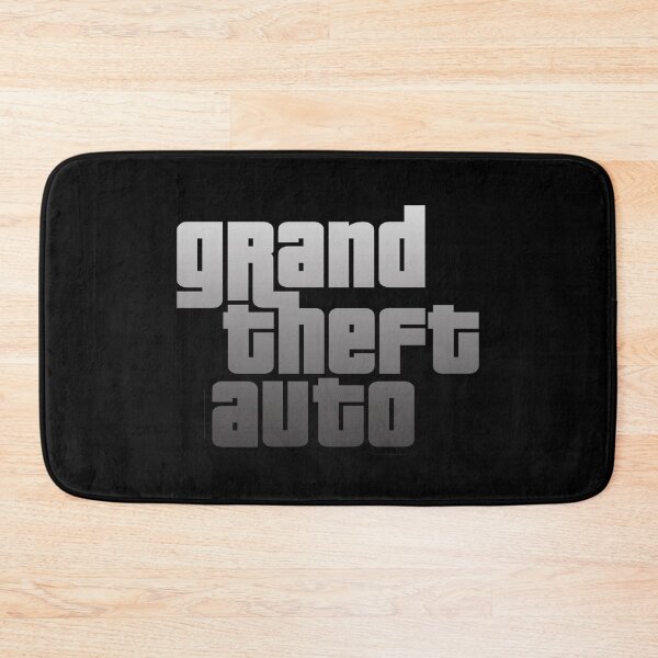 Item preview, GTA Grand Theft Auto Logo Silver designed and sold by BubblePopRed.