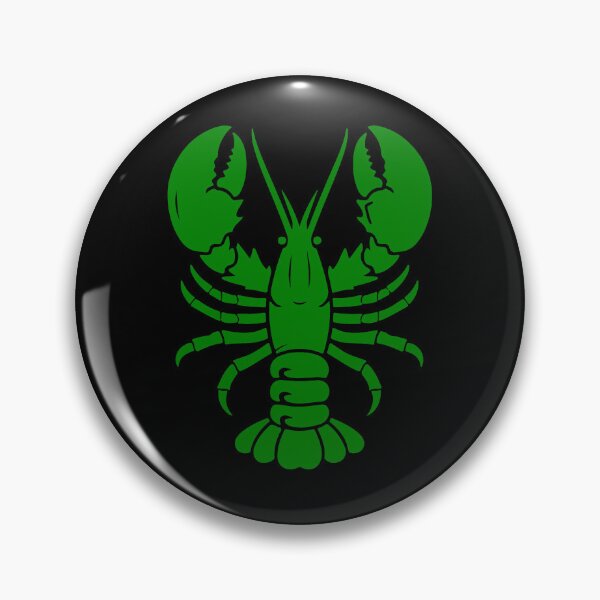 Item preview, Green Nautical Lobster Silhouette Design designed and sold by pattern-archive.