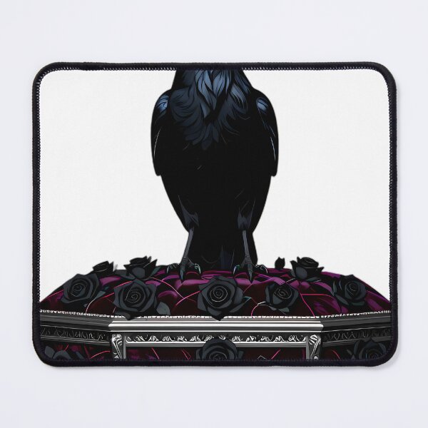Item preview, Gothic Raven Rose Coffin designed and sold by IllumeInk.