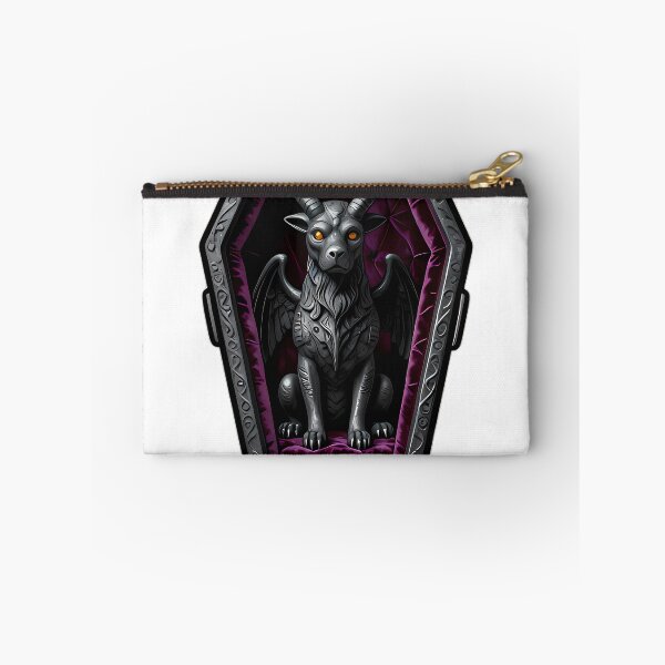 Item preview, Gothic Gargoyle Pup Velvet Coffin designed and sold by IllumeInk.