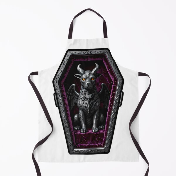 Item preview, Gothic Gargoyle Pup Velvet Coffin designed and sold by IllumeInk.