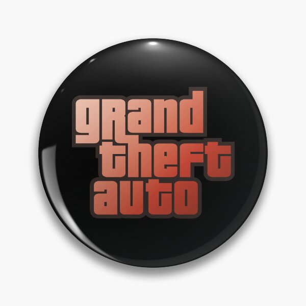 Item preview, GTA Grand Theft Auto Logo Sunrise designed and sold by BubblePopRed.