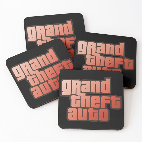 Item preview, GTA Grand Theft Auto Logo Sunrise designed and sold by BubblePopRed.