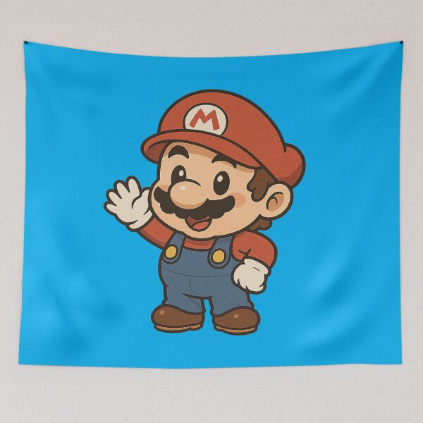 Item preview, Cute Chibi Mario Video Game designed and sold by amos20111.
