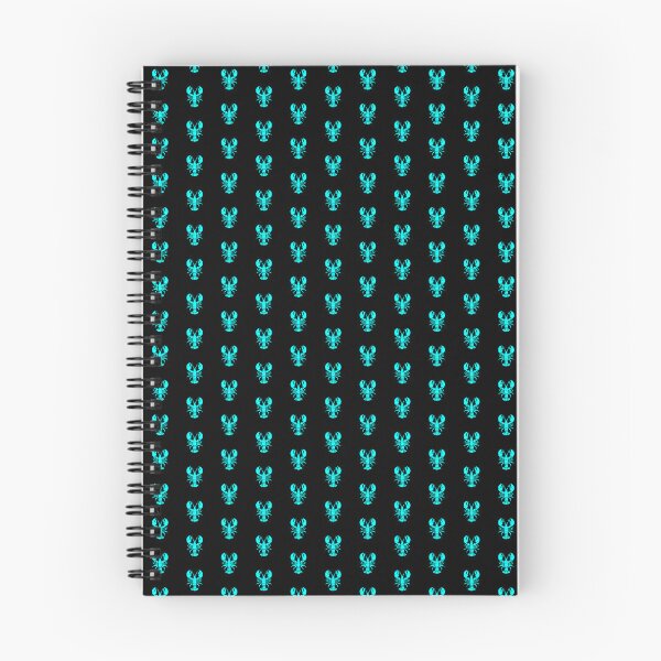 Item preview, Cyan Nautical Lobster Silhouette Design designed and sold by pattern-archive.