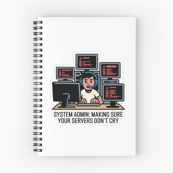 Item preview, System Admin Keeping Servers Operational designed and sold by NiftyWrx.