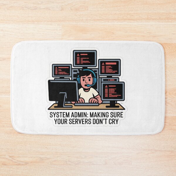 Item preview, System Admin Keeping Servers Operational designed and sold by NiftyWrx.