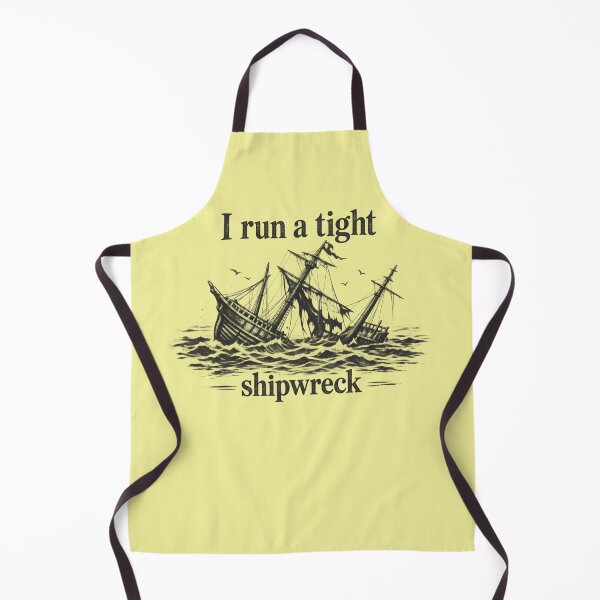 Item preview, Vintage Shipwreck,  I Run A Tight Shipwreck designed and sold by Boiledbrain-SP.
