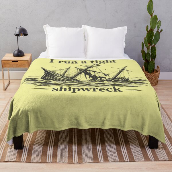 Item preview, Vintage Shipwreck,  I Run A Tight Shipwreck designed and sold by Boiledbrain-SP.