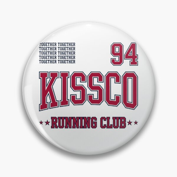 Item preview, Kissco Running Club Vintage Varsity College Graphic designed and sold by So Golden Shop.