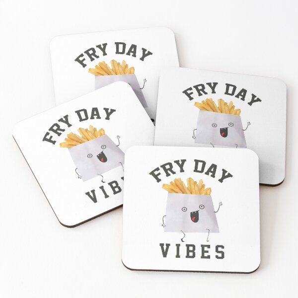 Item preview, Fry Day Vibess Funny French Fries Cartoon designed and sold by Tawnat-Zl9at.
