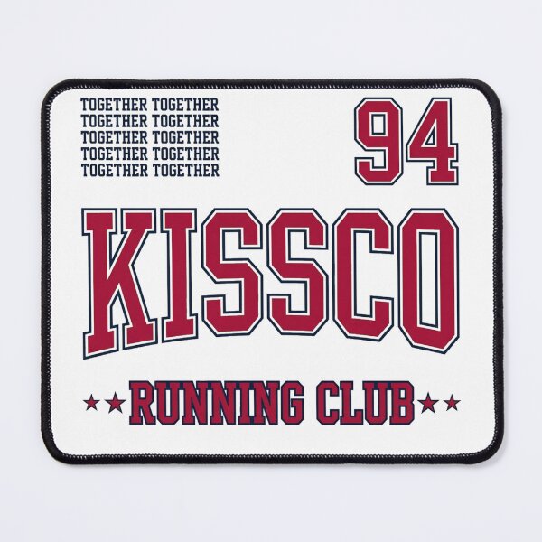 Item preview, Kissco Running Club Vintage Varsity College Graphic designed and sold by So Golden Shop.