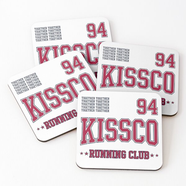 Item preview, Kissco Running Club Vintage Varsity College Graphic designed and sold by So Golden Shop.