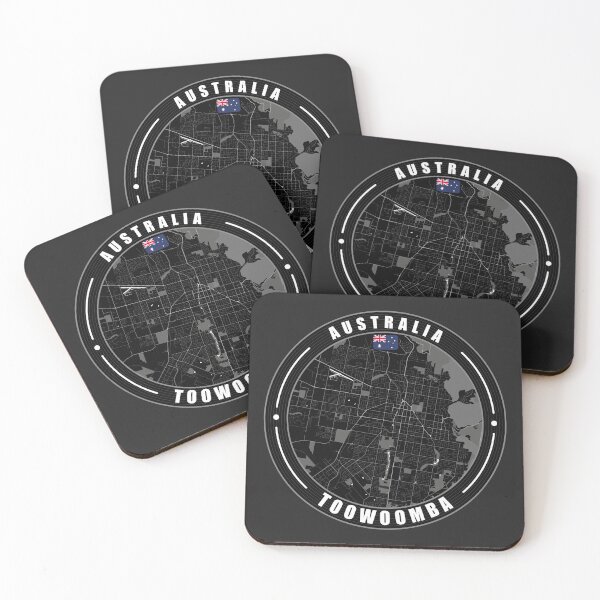 Item preview, Toowoomba Australia City Map  designed and sold by Thistle-TShop.