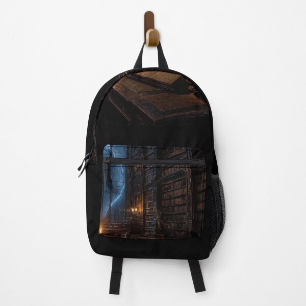 Item preview, Gothic Cathedral Library – Dark Academia Stormy Night Art designed and sold by LazyDayzCo.