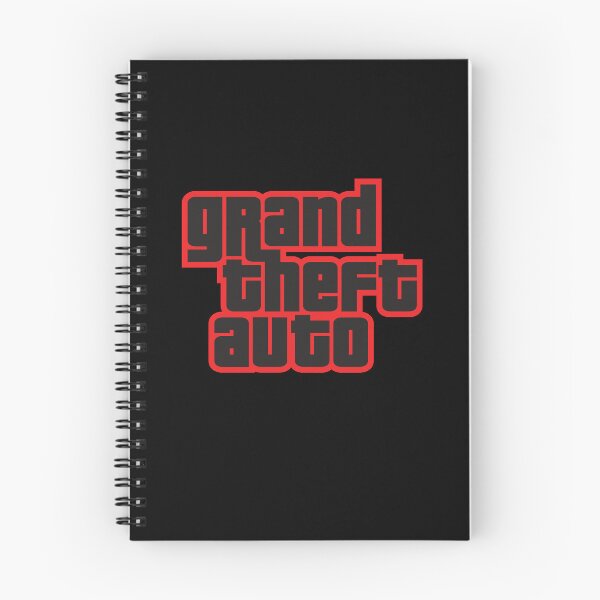 Item preview, GTA Grand Theft Auto Logo Black and Red designed and sold by BubblePopRed.