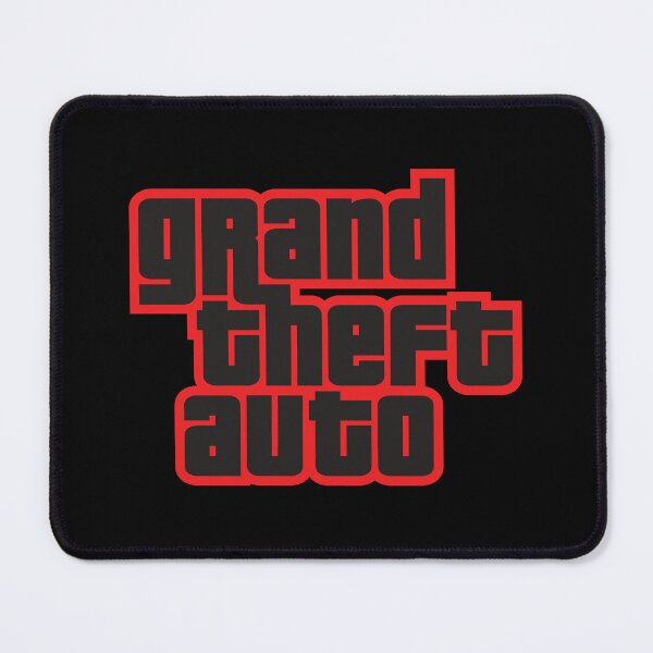 Item preview, GTA Grand Theft Auto Logo Black and Red designed and sold by BubblePopRed.