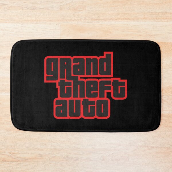 Item preview, GTA Grand Theft Auto Logo Black and Red designed and sold by BubblePopRed.