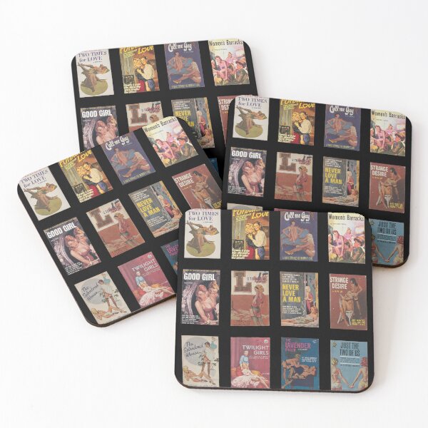 Item preview, Vintage Lesbian Pulp Fiction Book Covers Grid designed and sold by JENNIFFFER.