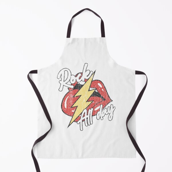 Item preview, Rock All Day Vintage Lips Lightning Bolt Graphic designed and sold by The secret storage room.