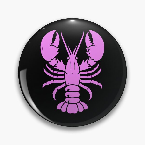 Item preview, Violet Nautical Lobster Silhouette Design designed and sold by pattern-archive.