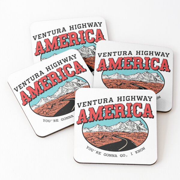 Item preview, Ventura Highway Retro Landscape Art designed and sold by JENNIFFFER.