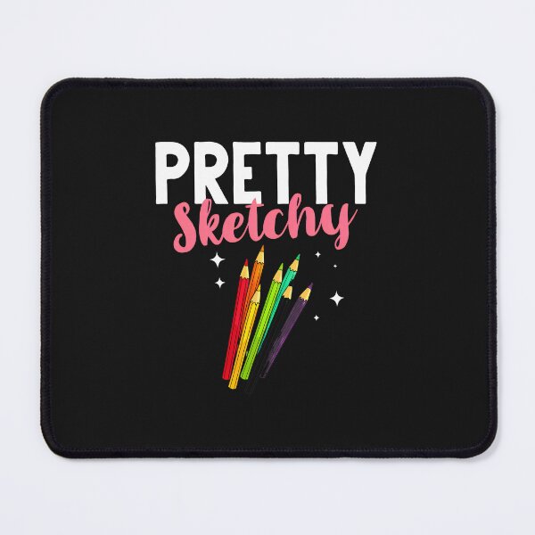 Item preview, Pretty Sketchy Pencils Art Design designed and sold by YarningsandYear.