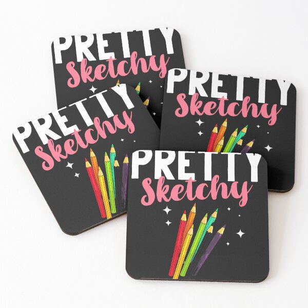 Item preview, Pretty Sketchy Pencils Art Design designed and sold by YarningsandYear.