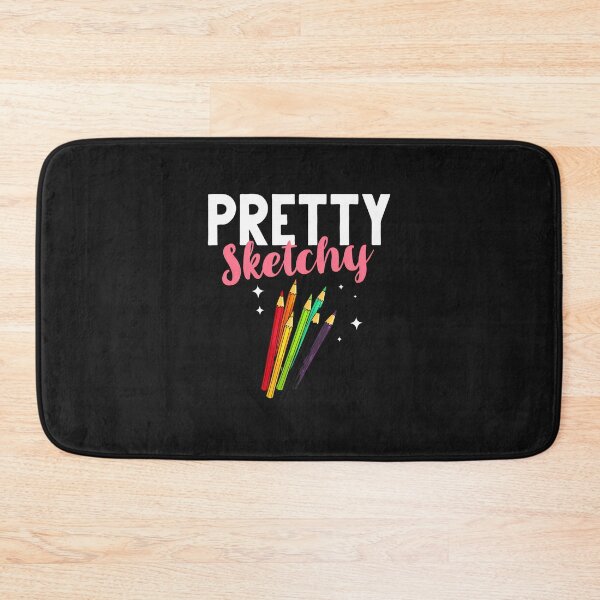 Item preview, Pretty Sketchy Pencils Art Design designed and sold by YarningsandYear.