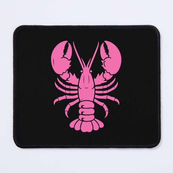 Item preview, Pink Nautical Lobster Silhouette Design designed and sold by pattern-archive.