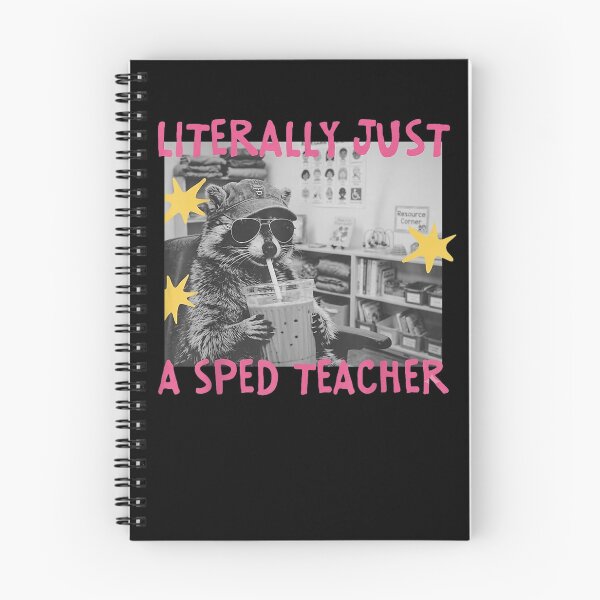 Item preview, Literally Just A Sped Teacher Raccoon designed and sold by Holyiury.