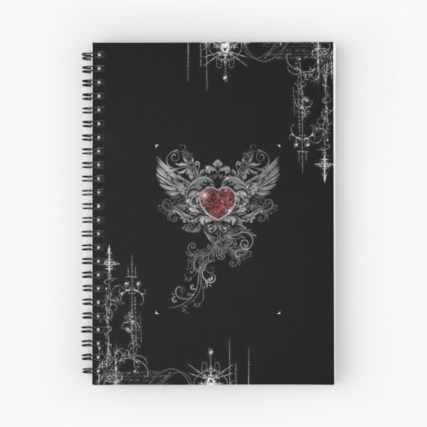 Item preview, Cyber Sigilism Dark Heart - 2000s Y2K Gothic Aesthetic Tribal Tattoo designed and sold by BrontesWhimsyStore.