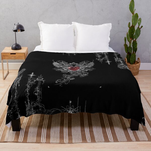 Item preview, Cyber Sigilism Dark Heart - 2000s Y2K Gothic Aesthetic Tribal Tattoo designed and sold by BrontesWhimsyStore.