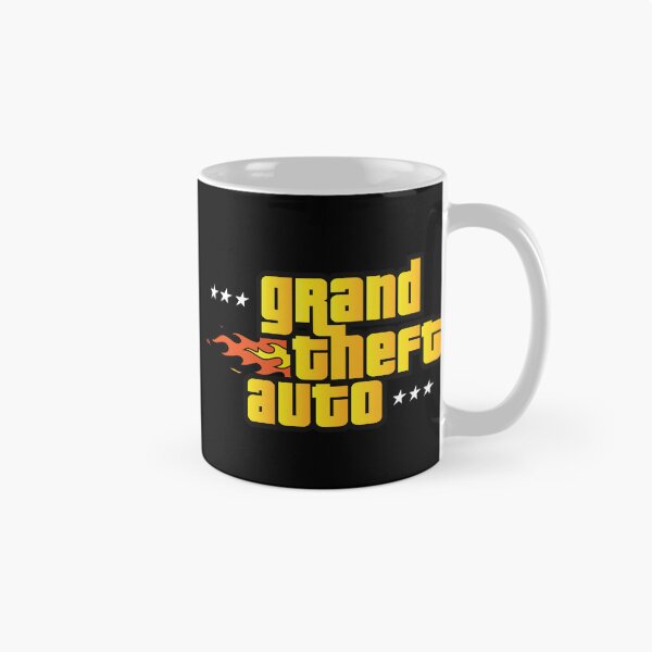 Item preview, GTA Grand Theft Auto Logo Modern Classic designed and sold by BubblePopRed.