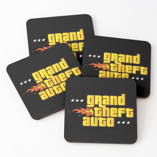 Item preview, GTA Grand Theft Auto Logo Modern Classic designed and sold by BubblePopRed.