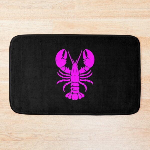 Item preview, Magenta Nautical Lobster Silhouette Design designed and sold by pattern-archive.