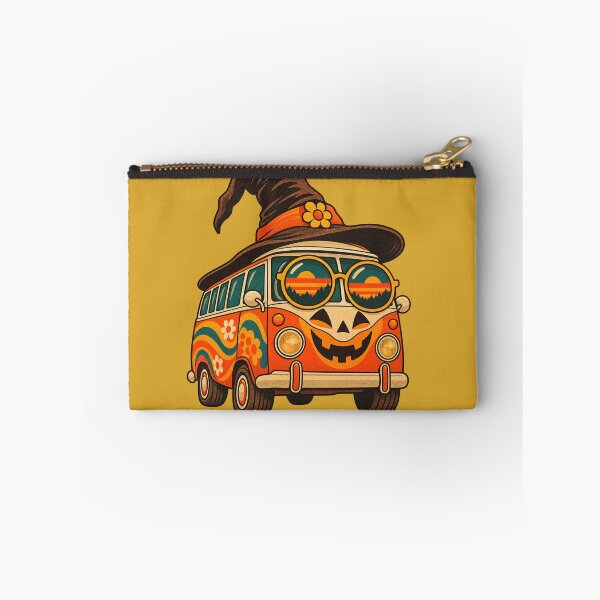 Item preview, Retro 1970s Witch Hat Vintage Van Art – Groovy Vintage Halloween Print designed and sold by MagicMakerPh.