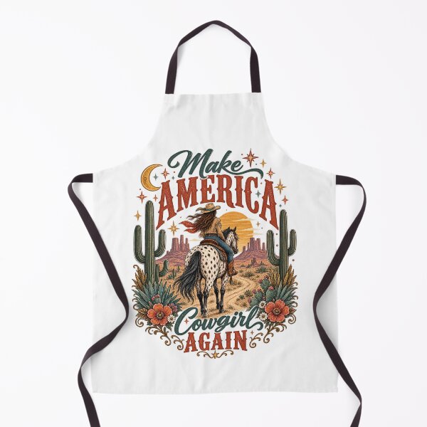 Item preview, Cowgirl Quotes, Make America Cowgirl Again Vintage Western Rodeo designed and sold by graphic-genie.