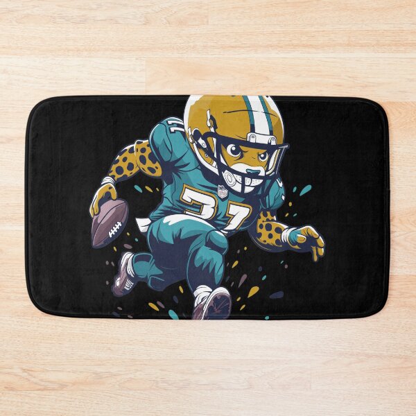 Item preview, Chibi Jaguar Football Player Action Mascot designed and sold by JENNIFFFER.