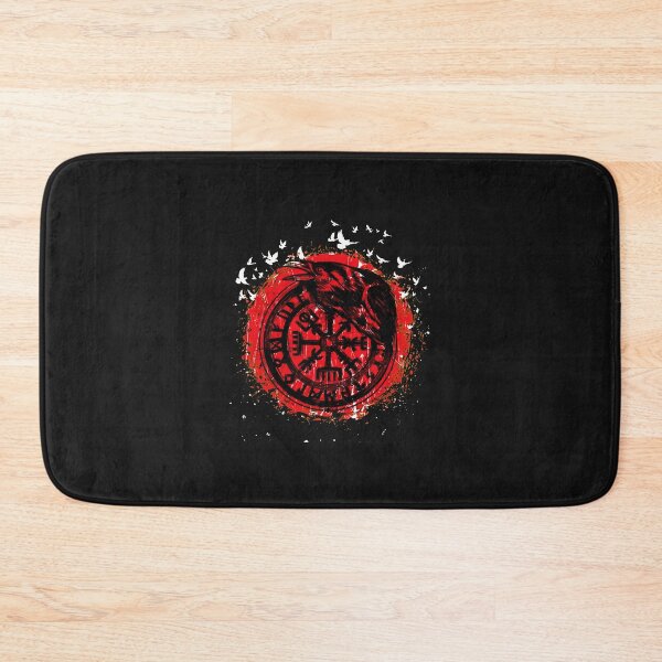 Item preview, Raven Helm of Awe Norse Symbol Bird Flock Graphic designed and sold by YarningsandYear.