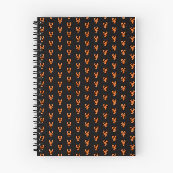 Item preview, Orange Nautical Lobster Silhouette Design designed and sold by pattern-archive.